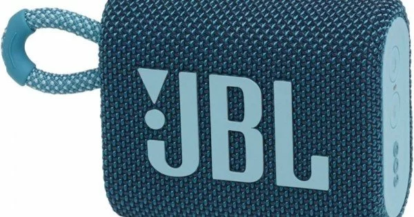 Shop Online JBL Go 3 Portable Bluetooth Speaker Blue - Dubai