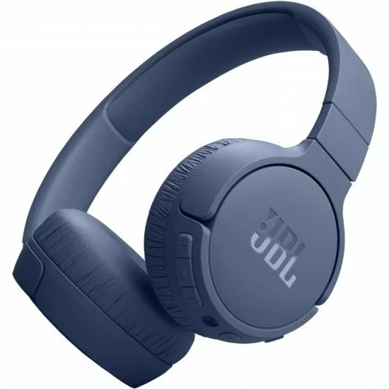 Blue, Cancelling Noise JBL On-Ear Adaptive Wireless Headphones NC Tune 670