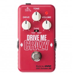 EBS Drive Me Crazy Distortion/Overdrive Pedal   