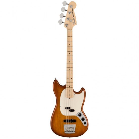 Fender American Performer Mustang Bass MN - Honey Burst Satin