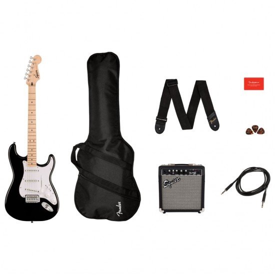 Fender Squier Sonic Stratocaster Pack, Black