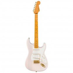 Fender Squier FSR Classic Vibe '50s Stratocaster, Maple Fingerboard, Parchment Pickguard, Gold Hardware - White Blonde