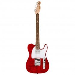 Fender Squier Affinity Series Telecaster Electric Guitar - Crimson Red Transparent