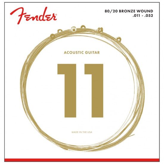 Fender 0730070405 Acoustic Guitar Strings - Bronze 