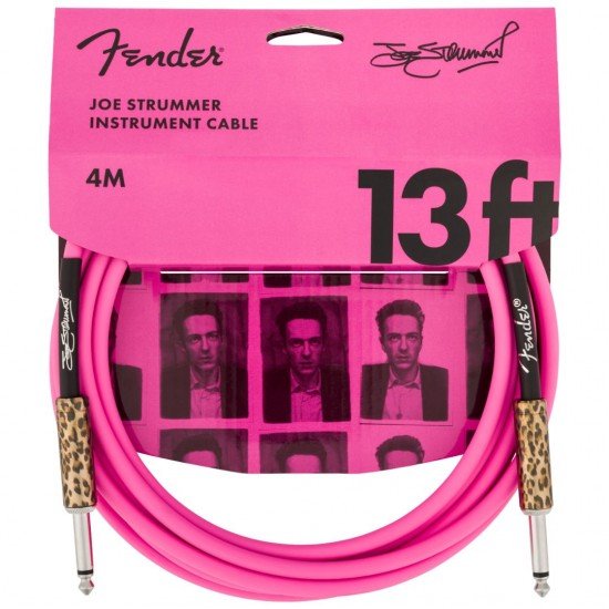 Fender 0990810215 Joe Strummer Guitar Cable - Pink Leopard