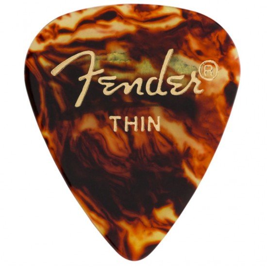 Fender 351 Shape Classic Celluloid Picks - Thin Shell 144-pack