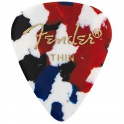 Fender 351 Shape Classic Celluloid Picks - Thin Confetti 144-pack