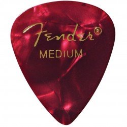 Fender 351 Premium Celluloid Guitar Picks Red Moto, Medium 144-Pack (1 Gross)