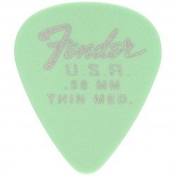 Fender Original Delrin Guitar Picks 12-pack - .58mm Surf Green