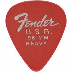 Fender Original Delrin Guitar Picks 12-pack - .96mm Fiesta Red