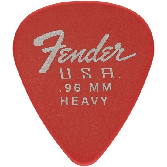 Fender Original Delrin Guitar Picks 12-pack - .96mm Fiesta Red