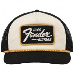 Fender 1946 Gold Braid Hat - Cream/Black