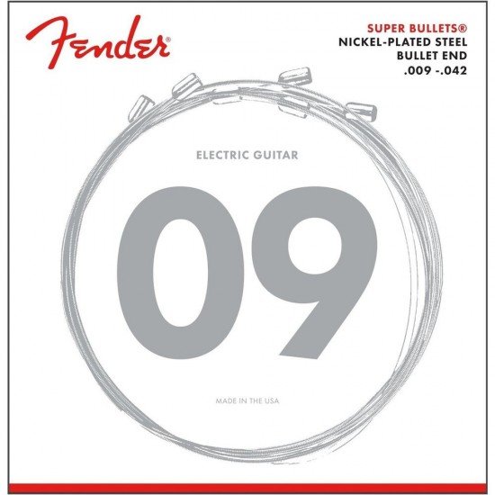 Fender Super 250L Light Nickel-Plated Steel Electric Guitar Strings