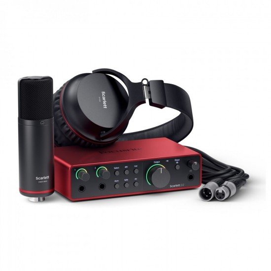 Focusrite Scarlett Solo Studio 4th Gen Recording Bundle