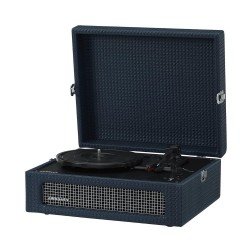 Crosley CR8017B-NY Voyager Vintage Portable Turntable - Navy