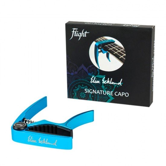 Flight FC-EET Elise Ecklund Signature Ukulele Capo Turquoise