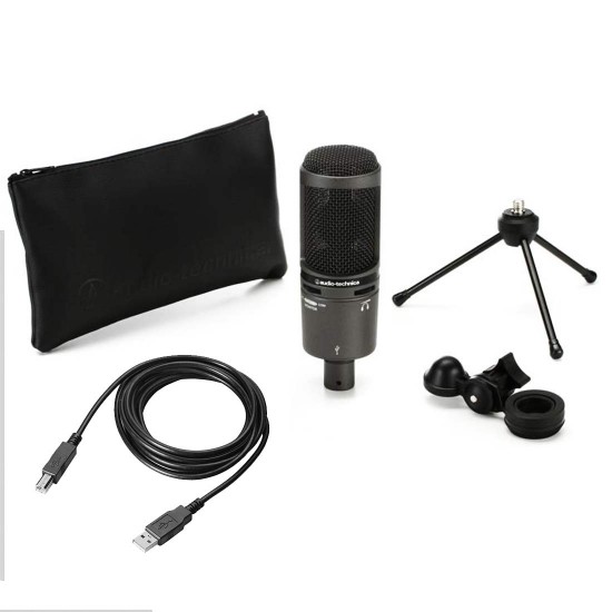 Audiotechnica A2020 USB plus With AKG K52 Headphones Bundle Audiotechnica A2020 USB plus With AKG K52 Headphones Bundle