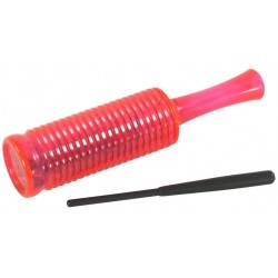 Percussion Plus PP3055 Plastic Guiro Shaker Supplied with Scraper 