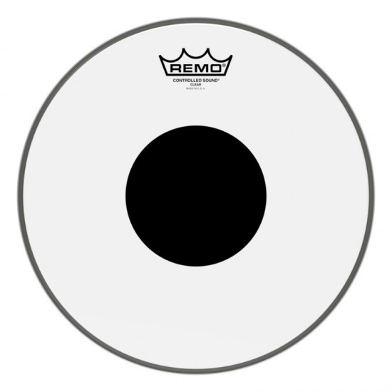 Remo CS031210 Controlled Sound Drumhead - 12 inch - with Black Dot