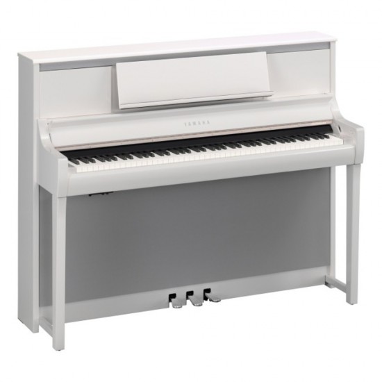 Yamaha Clavinova CSP-295PWH Digital Piano With Bench - Polished White