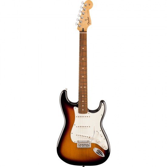 Fender Model #: 0144503503 Player Stratocaster, Pau Ferro Fingerboard, Anniversary 2-Color Sunburst.