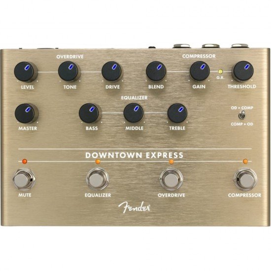 Fender 0234538000 Downtown Express Bass Multi Effect Pedal  