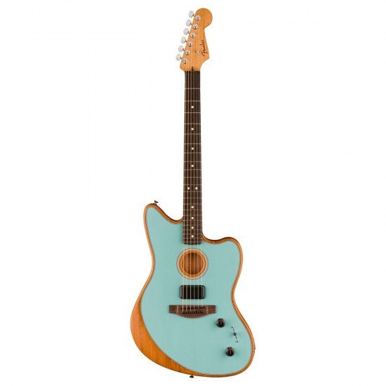 Fender 0972233183 Acoustasonic Player Jazzmaster Acoustic-electric Guitar - Ice Blue