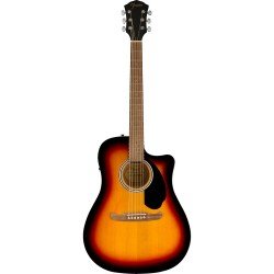 Fender 0972713532 FA-125CE Dreadnought, Walnut Fingerboard, Sunburst.