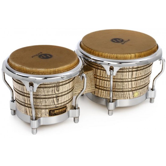 Latin Percussion LP793XC Giovanni CCII Bongo American Ash Chrome Hardware