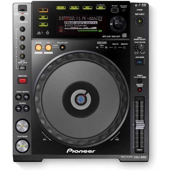 Pioneer CDJ-850-K Multi-media DJ Player - Black