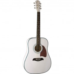 Washburn Oscar Schmidt OG2 Dreadnought Acoustic Guitar - White