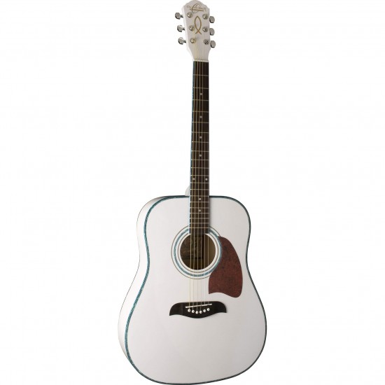 Washburn Oscar Schmidt OG2 Dreadnought Acoustic Guitar - White