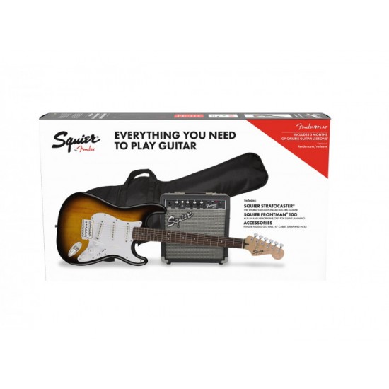 Fender SQ Pack Strat BSB GB 10G 230V EU - 0371823632 Fender SQ Pack Strat BSB GB 10G 230V EU - 0371823632