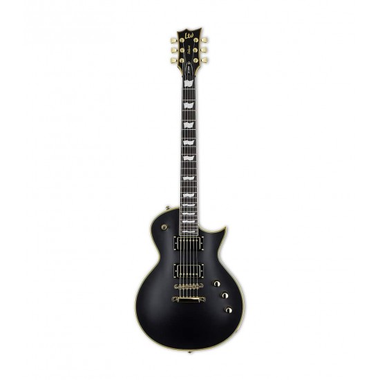 ESP LTD Deluxe Eclipse EC-1000 Duncan With Macassar Ebony Fretboard, Vintage Black Finish ESP LTD Deluxe Eclipse EC-1000 Duncan With Macassar Ebony Fretboard, Vintage Black Finish
