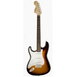 Fender Squier 310620532 Stratocaster Rosewood Fingerboard Left Handed Electric Guitar - Brown Sunburst