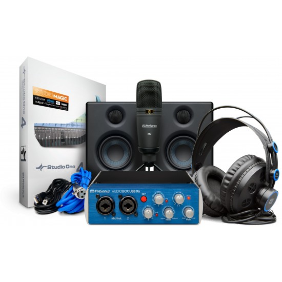 Presonus AudioBox 96 Studio Ultimate Recording Bundle