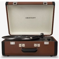 Crosley Portfolio Portable Turntable with Bluetooth -Brown_x000D_