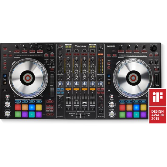 Pioneer DDJ-SZ Flagship 4-channel Controller for Serato DJ Pro - Black