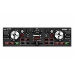 Numark DJ2GO2 Touch Pocket DJ Controller with Capacitive Touch Jog Wheels