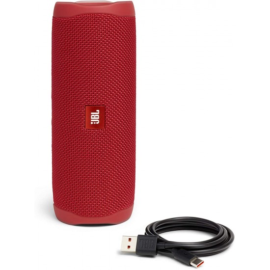 JBL Flip 5 Portable Bluetooth Speaker-Red JBL Flip 5 Portable Bluetooth Speaker-Red