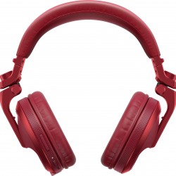 Pioneer HDJ-X5BT-K Over-ear DJ Headphones with Bluetooth Wireless Technology - Metallic Red