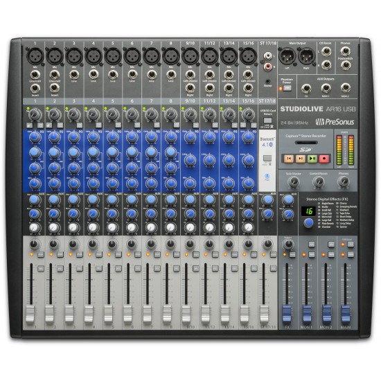 Presonus StudioLive AR16 USB 18-channel Hybrid Performance and Recording Mixer