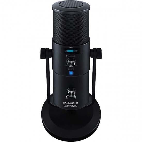 M-Audio Uber Mic Professional USB Microphone With Switchable Polar Patterns and Integrated Headphone Output M-Audio Uber Mic Professional USB Microphone With Switchable Polar Patterns and Integrated Headphone Output