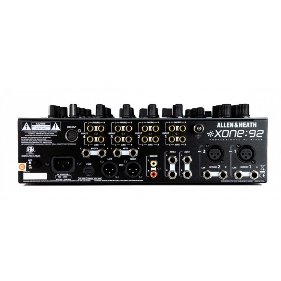 Allen & Heath Xone:92 Analogue DJ Mixer with 4 band EQ and Multi-mode Filters