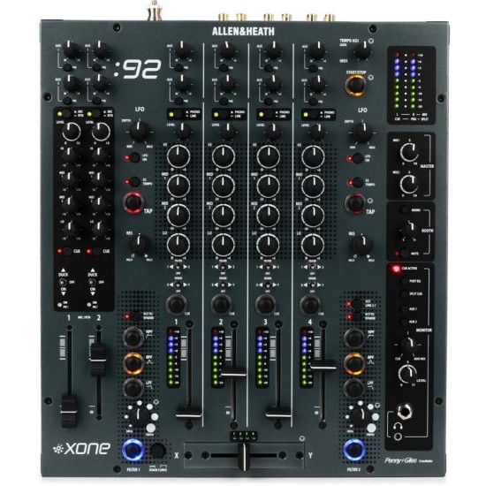 Allen & Heath Xone:92 Analogue DJ Mixer with 4 band EQ and Multi-mode Filters