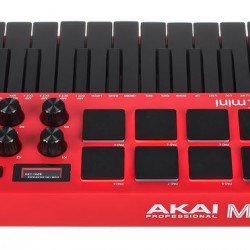 Akai Mpk Mini Mk3 Keyboard Controller In Red