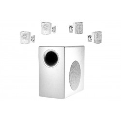 JBL C50PACKPackaged Surface Mount Subwoofer Satellite Loudspeaker System White