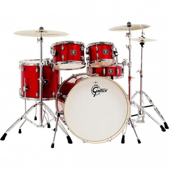 Gretsch GE4E825R Energy 5PC Kit with Hardware Pack Red Finish