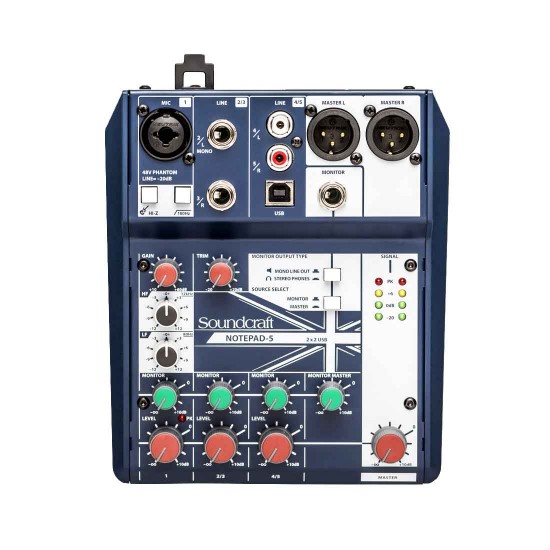 AKG P5S High-Performance Dynamic Vocal Microphone, Soundcraft Notepad 5 mixer with AKG K240 Headphone Bundle AKG P5S High-Performance Dynamic Vocal Microphone, Soundcraft Notepad 5 mixer with AKG K240 Headphone Bundle