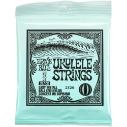 Ernie Ball P02326 Ukulele Ball End Nylon Strings Black